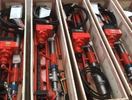 氣動架柱式鉆機(jī)現(xiàn)貨發(fā)，輕便探水鉆機(jī)找啟睿